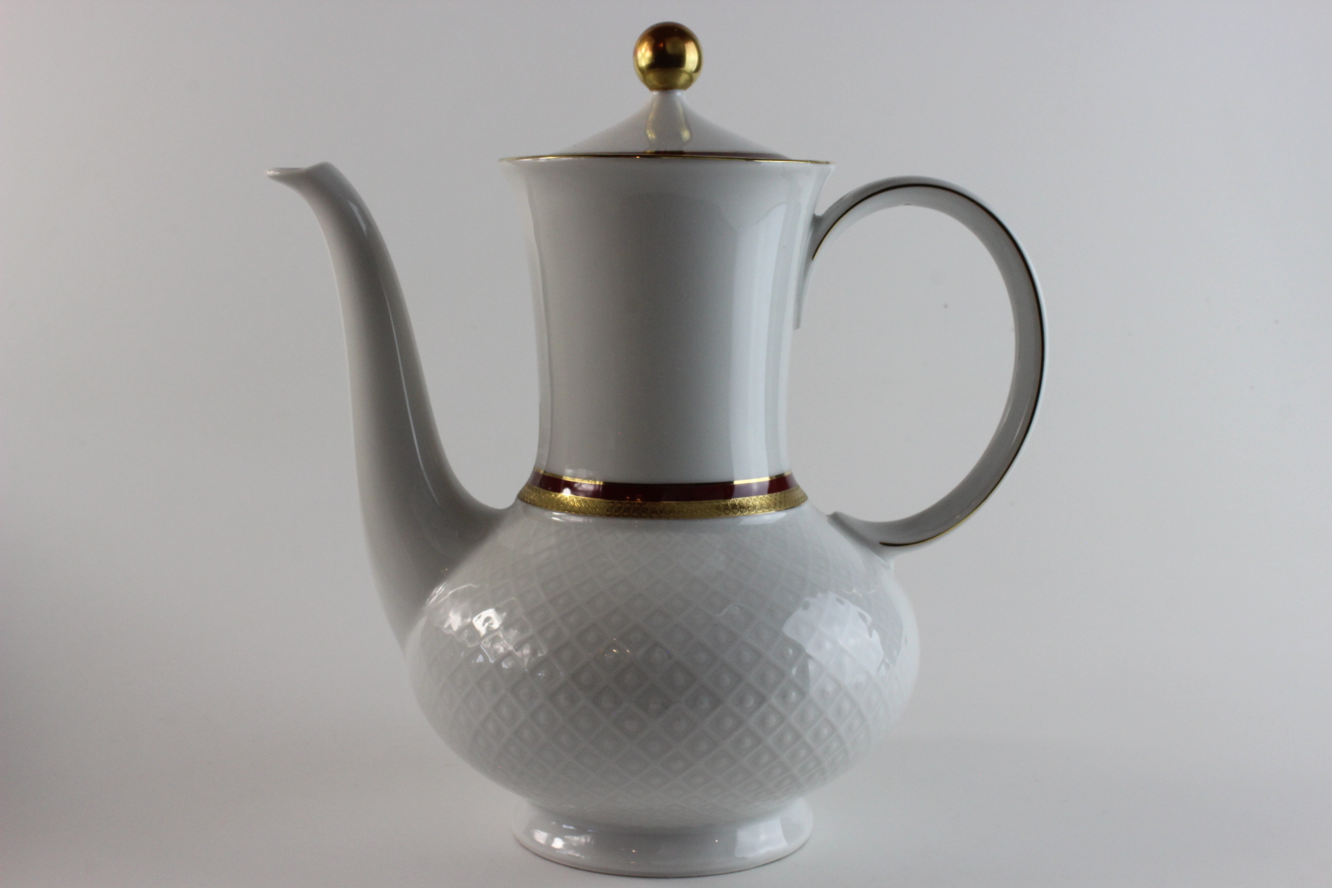 Kaffeekanne - Seltmann Weiden - Rotrand 31730