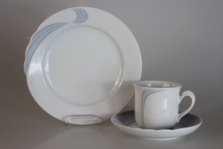 Kaffeegedeck 3 tlg. - Seltmann Weiden - Fontana - Blau 44350