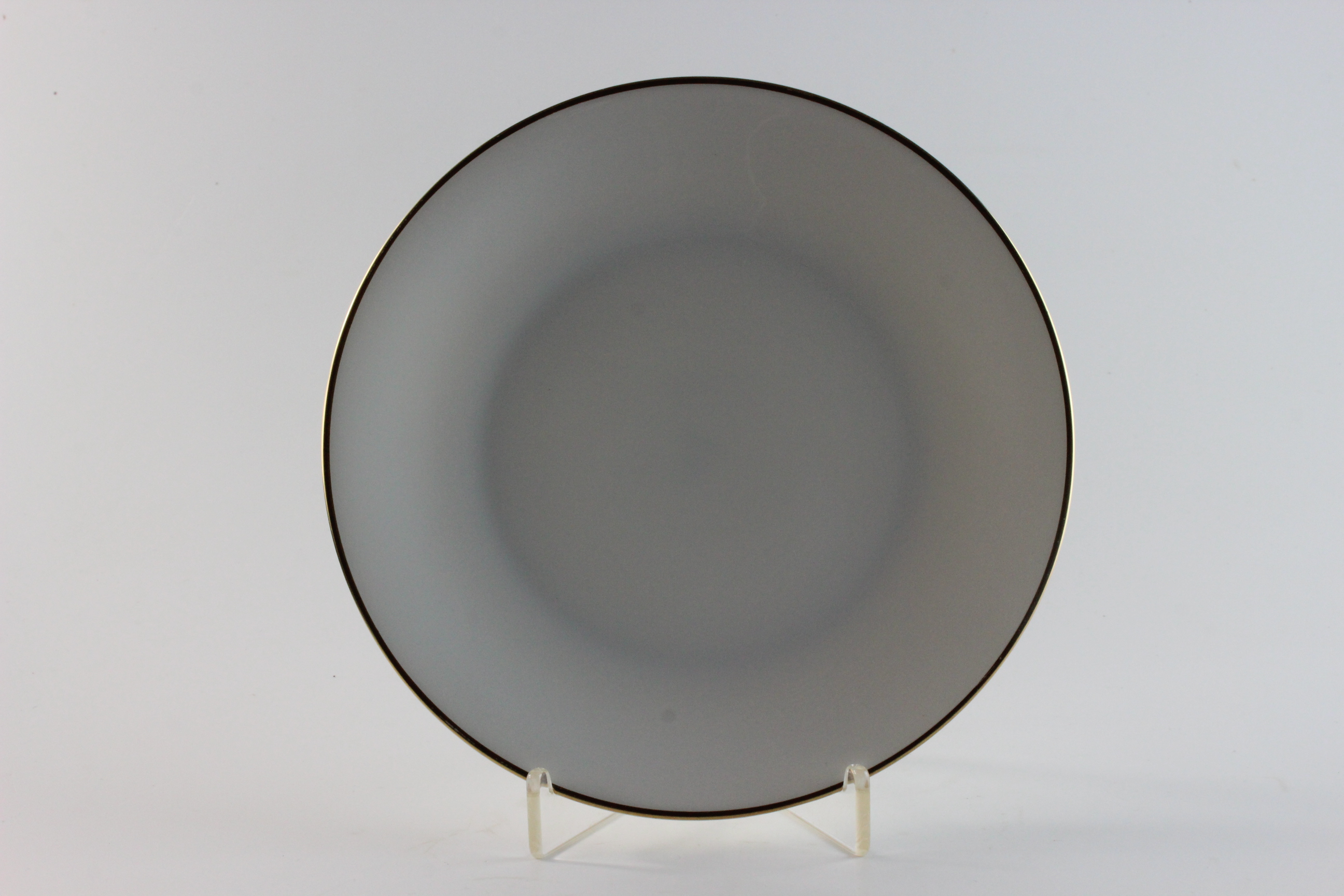 kleiner Kuchenteller Ø 17,5 cm - Heinrich - weiß mit Goldrand