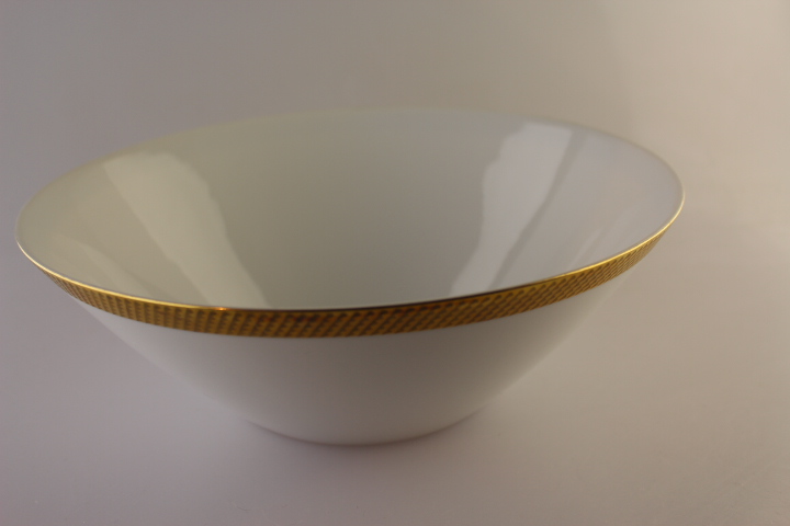 Schüssel Ø 23 cm - Rosenthal - Form 2000 - Goldgitter