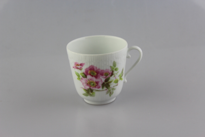 Kaffeetasse einzeln - Giraud Limoges - Corail - Heckenrose