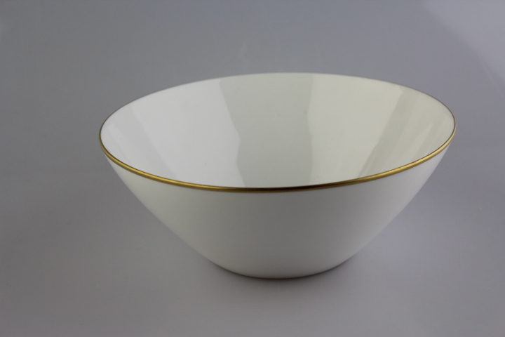 Schüssel Ø 19 cm - Rosenthal - Form 2000 - polierter Goldrand