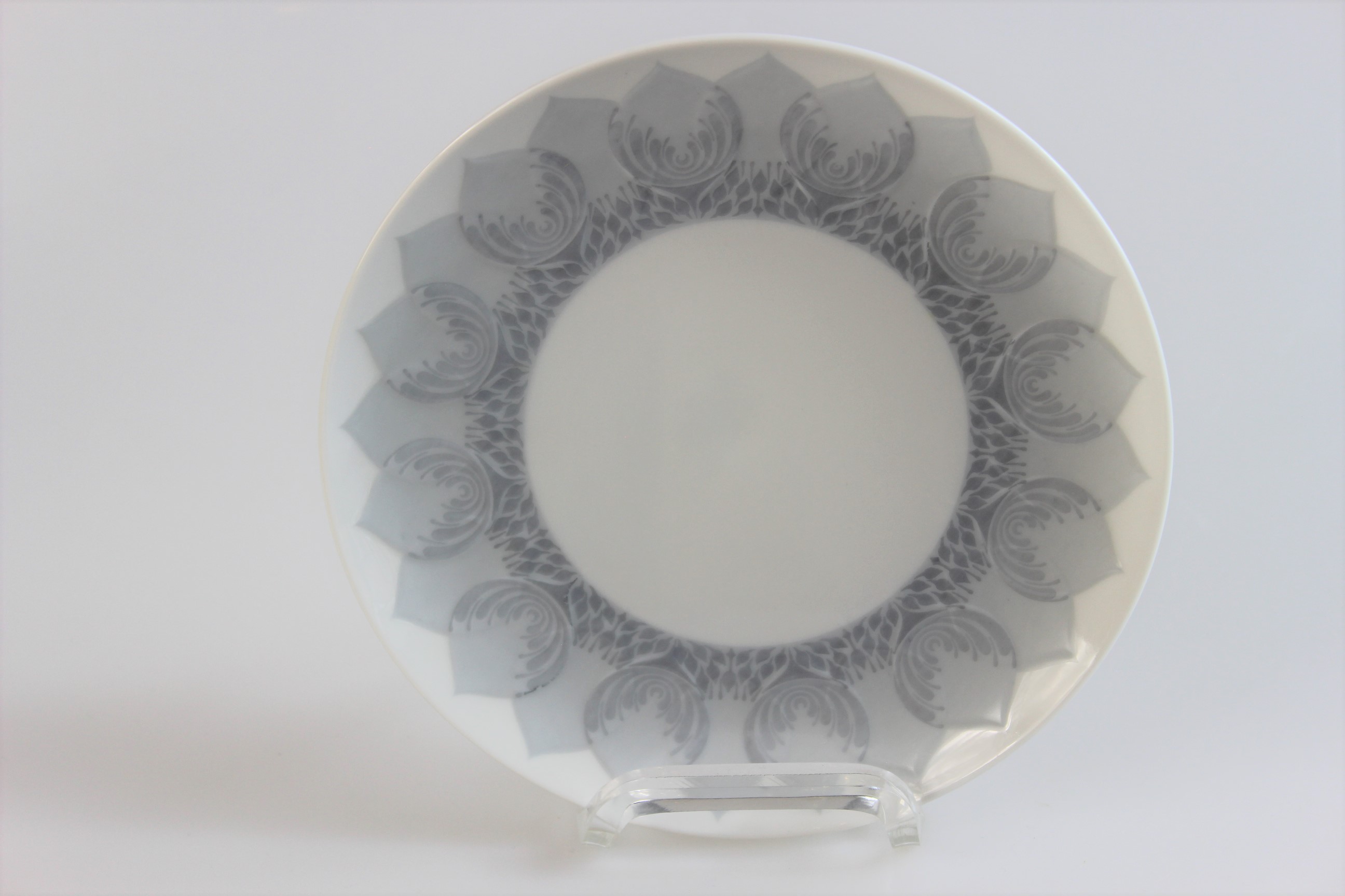 Brotteller - Rosenthal - Lotus - Madras grau