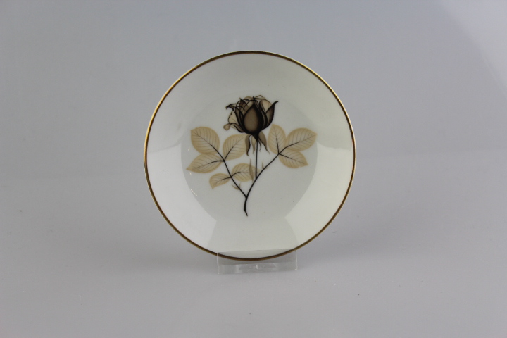 Gebäcktellerchen Ø 11 cm - Rosenthal - Form 2000 - Schattenrose