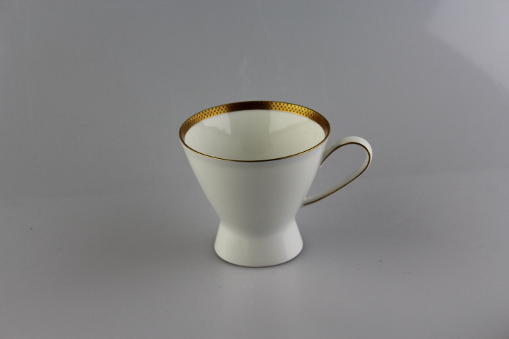 Kaffeetasse - Rosenthal - Form 2000 - Ätzgoldrand mit Rauten