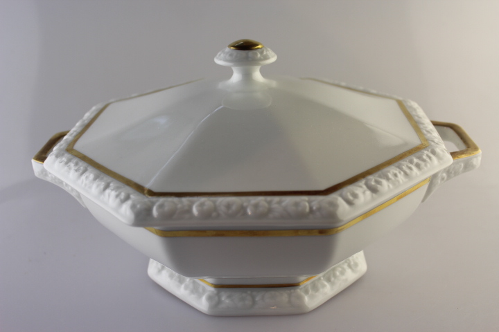 Deckelschüssel - Rosenthal - Maria - Goldband