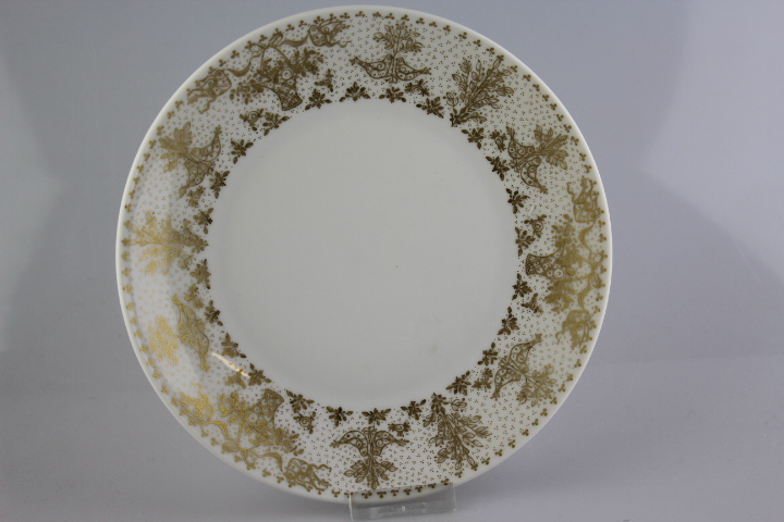 Kuchenteller - Rosenthal - Form 2000 - Idyll gold