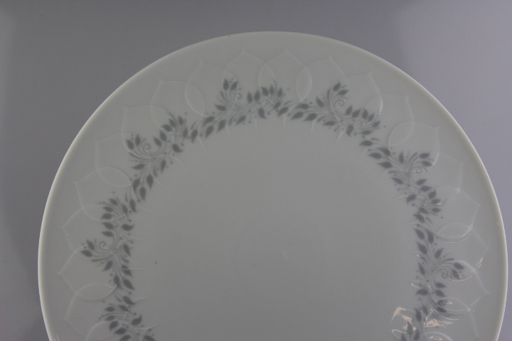 Tortenplatte - Rosenthal - Lotus - Pergola grau