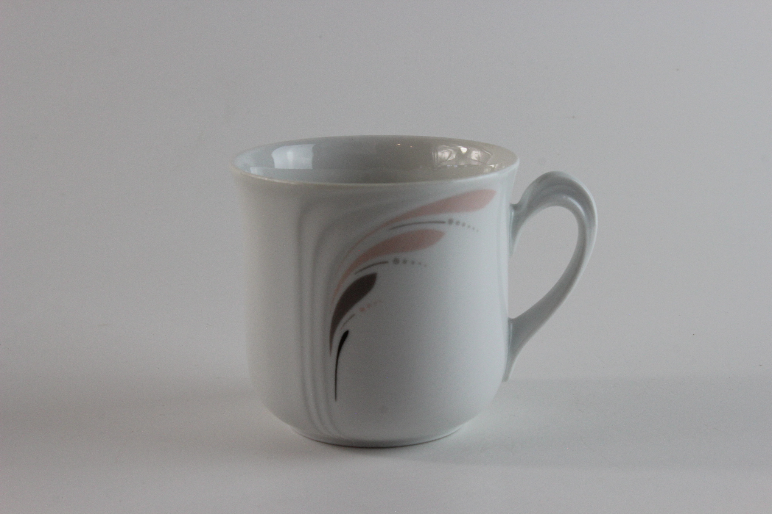 Kaffeetasse - Seltmann Weiden - Grau / Rosa