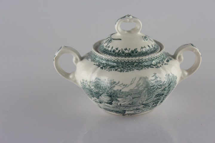 Zuckerdose - Villeroy & Boch - Burgenland grün