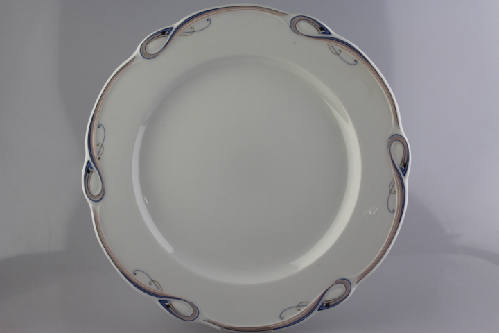 Speiseteller Ø 26 cm - Seltmann Weiden - Desiree - rosa Schlaufe