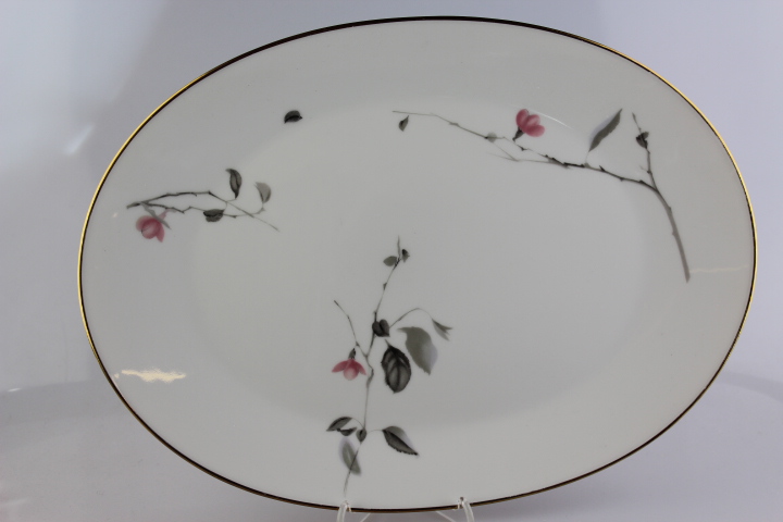 Fleischplatte groß - Rosenthal - Form 2000 - Japanischer Blütenzweig