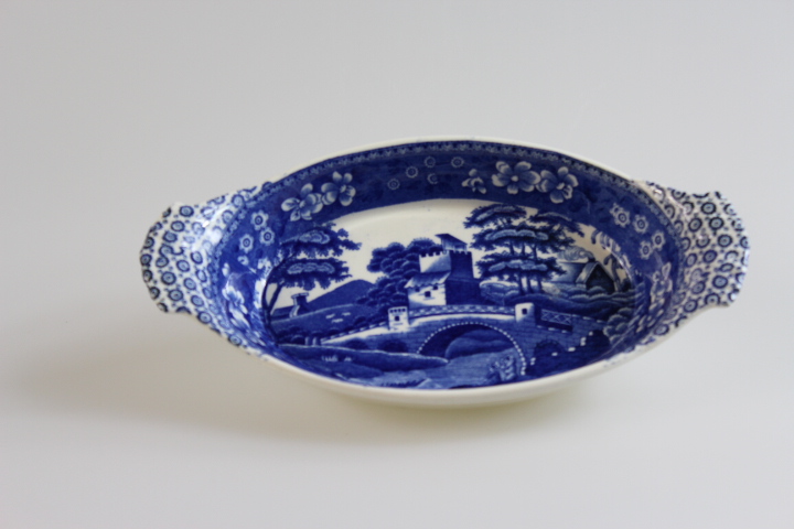 Schale 20,5*11cm  - Spode - Blue Tower