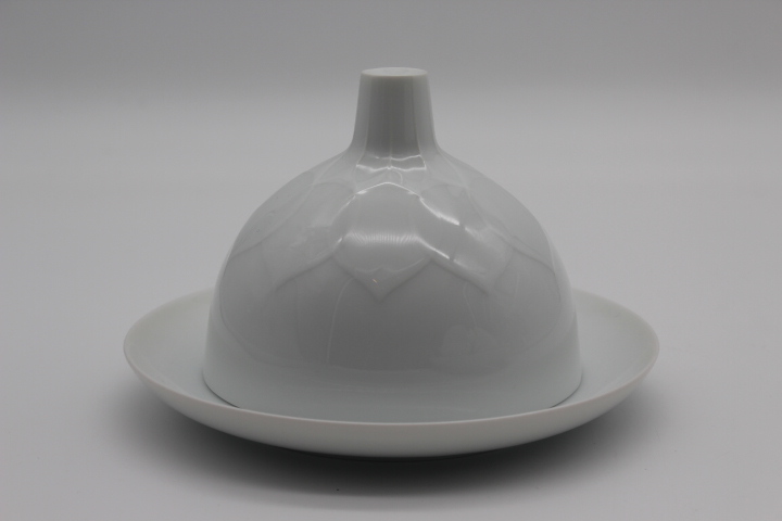 Butterdose - Rosenthal - Lotus - weiß