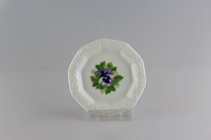 Gebäcktellerchen Ø 10,5 cm - Rosenthal - Stiefmütterchen