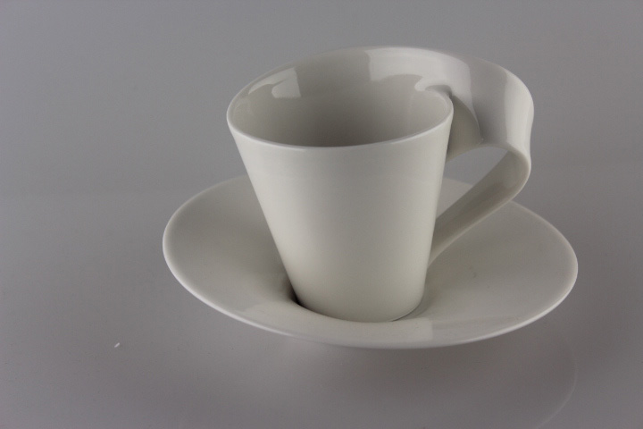 Kaffeetasse 2 tlg. - Villeroy & Boch - New Wave - weiß