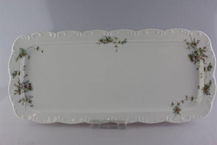 Königskuchenplatte - Rosenthal - grüne Ranke