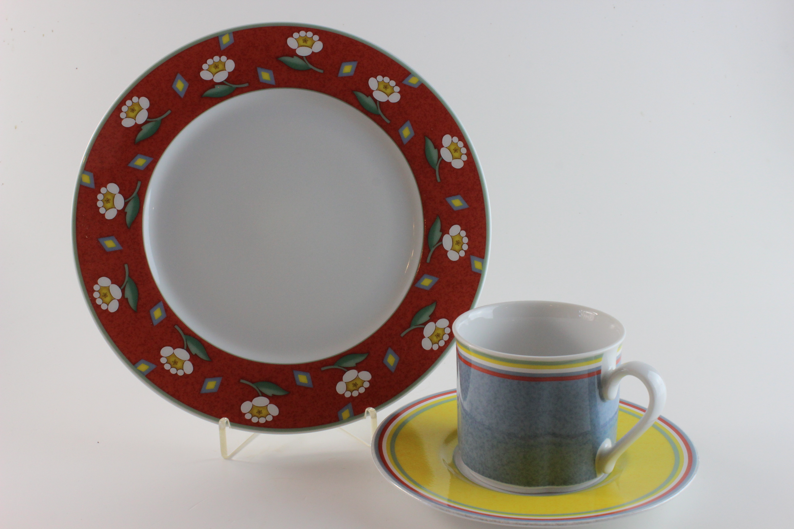 Kaffeegedeck 3 tlg. - Villeroy & Boch - Switch 1 - Ava Rot