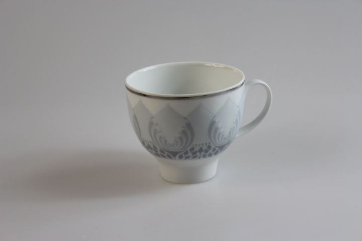 Kaffeetasse - Rosenthal - Lotus - Madras grau Platin