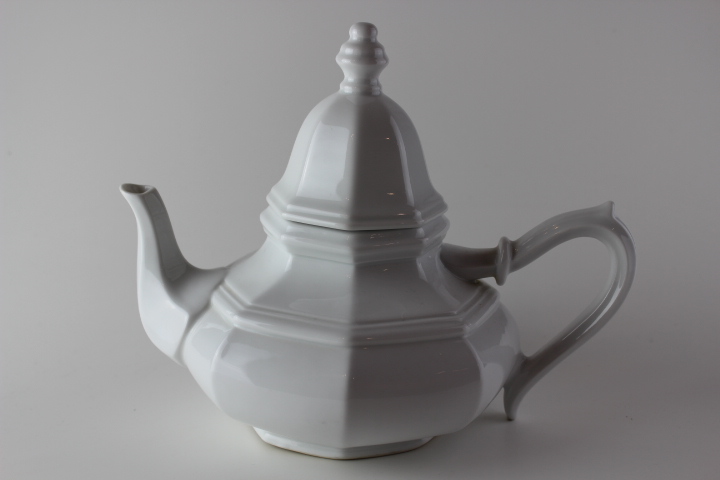 Teekanne - Gallo - Leonardo - Weiß