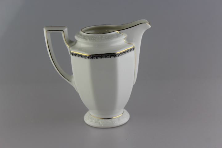 Sahnekännchen - Rosenthal - Maria schwarz/gold