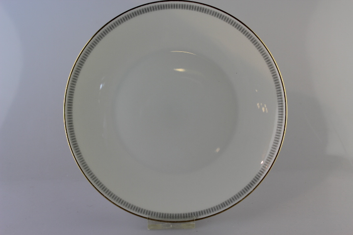 Kuchenteller Ø 19 cm - Rosenthal - Form 2000 - Graue Rechtecke