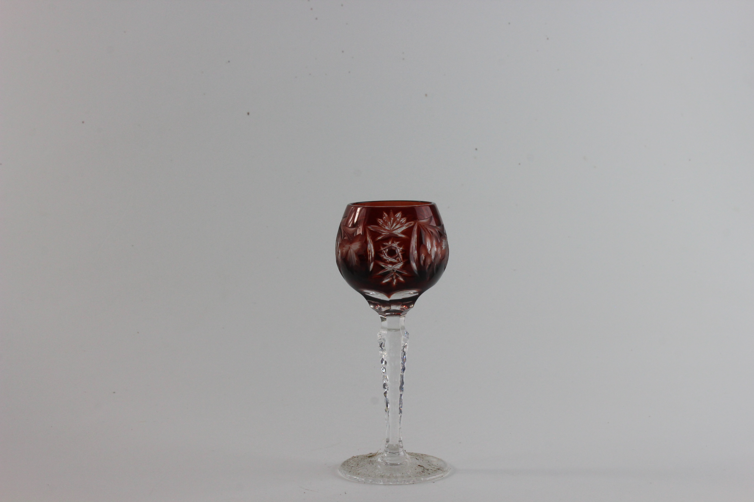 Schnapsglas - Traube - braun