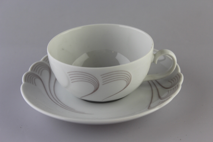 Teepunschtasse 2 teilig - Seltmann Weiden - Helena - Braun