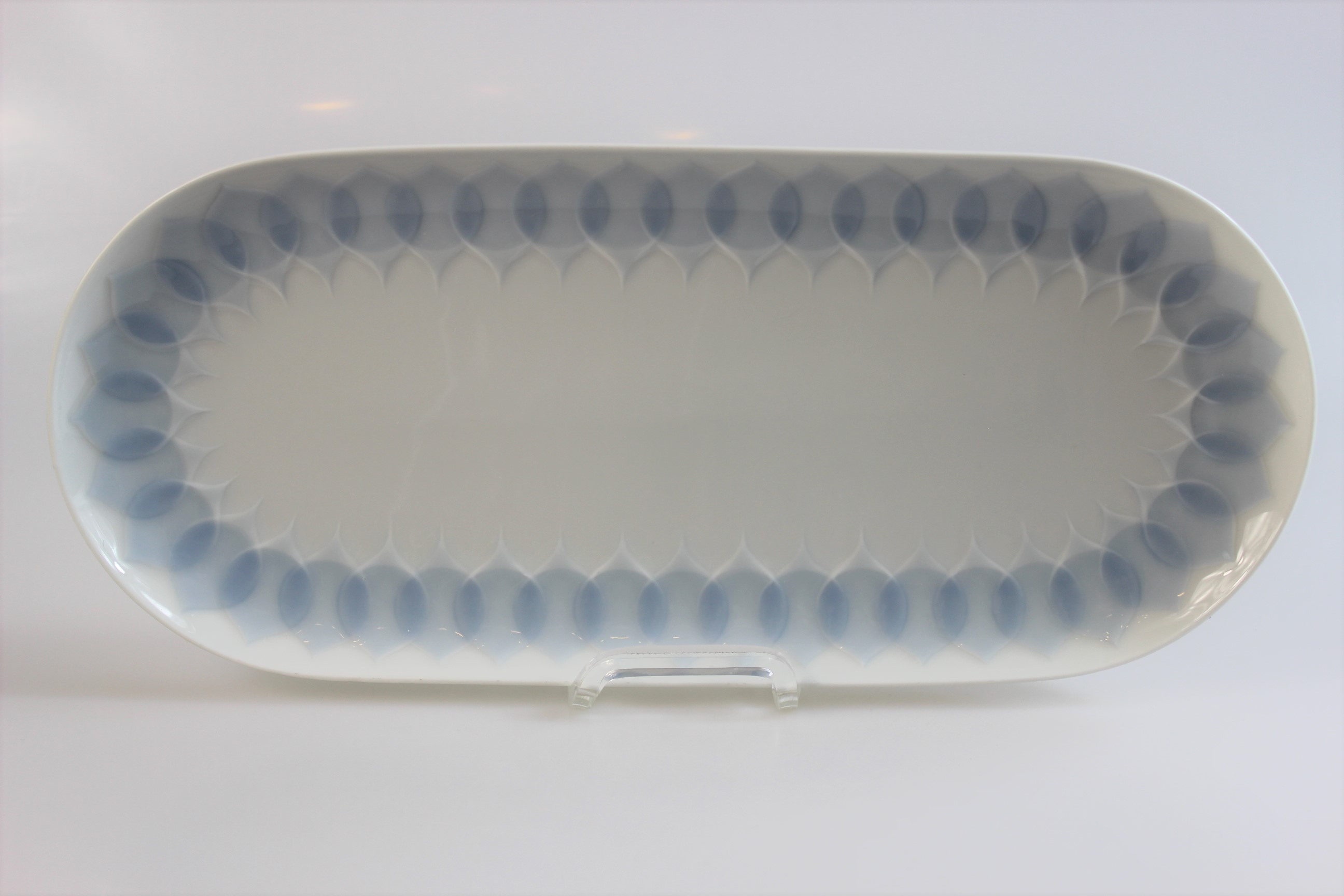 Königskuchenplatte - Rosenthal - Lotus - Blau