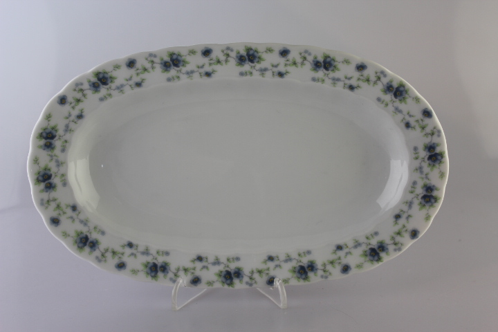 Aufschnittplatte 24,6 cm - Eschenbach - Bayreuth - Blaue Blüte