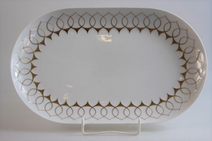 Fleischplatte 40 cm - Rosenthal - Gold Silhouette