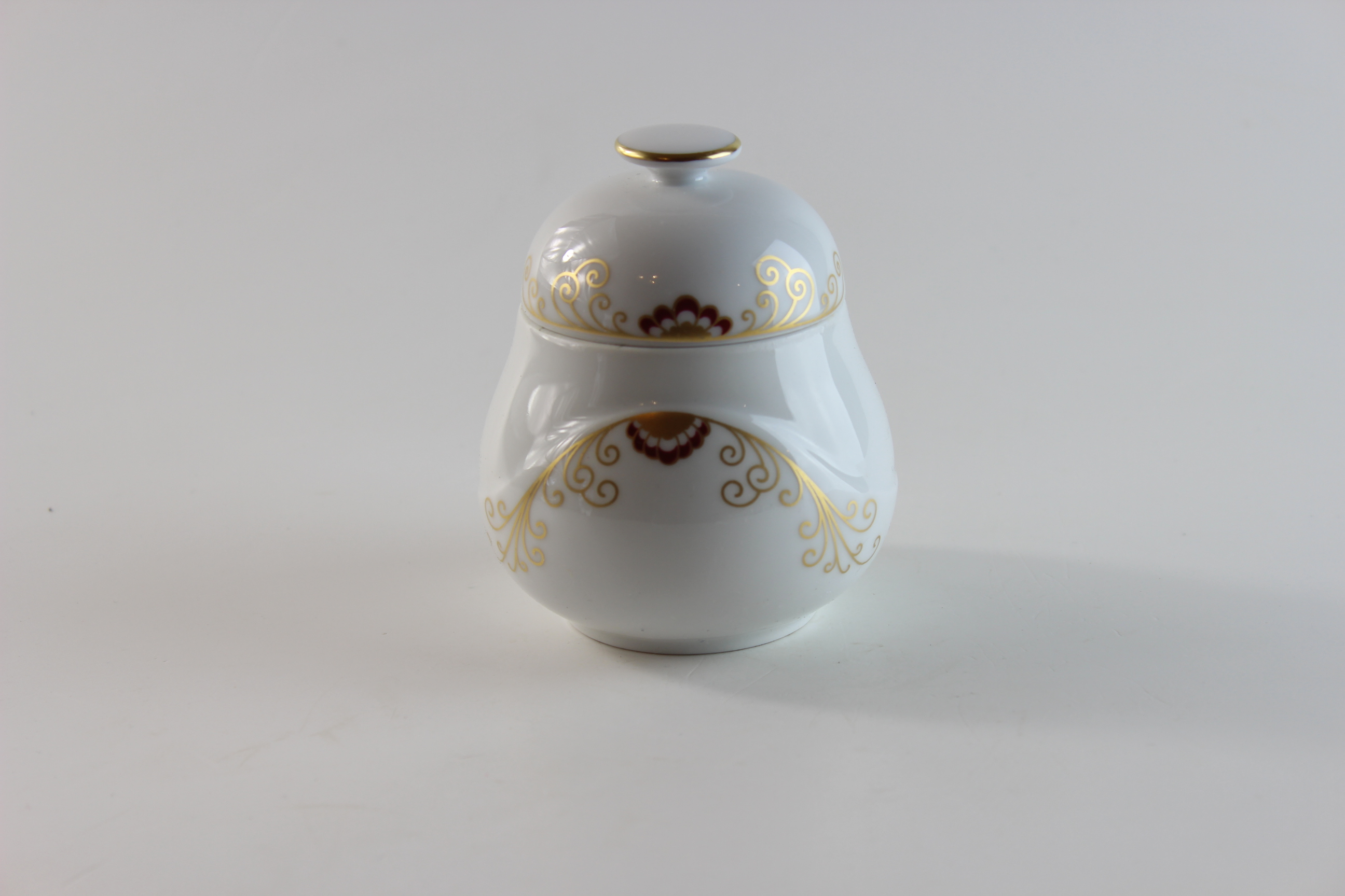 Zuckerdose - Heinrich - Rot/Gold