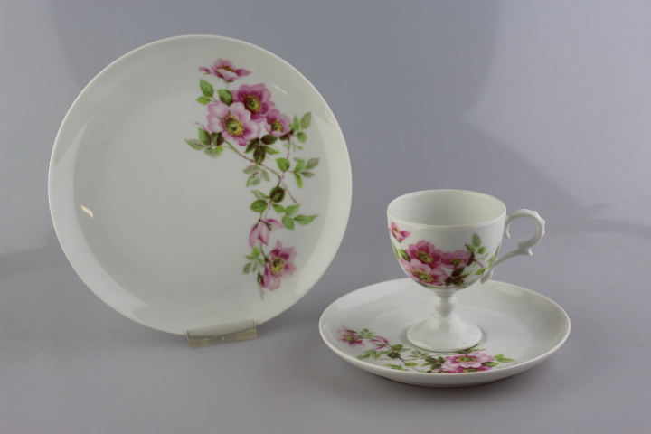 Moccagedeck 3 tlg. - Giraud Limoges - Corail - Heckenrose