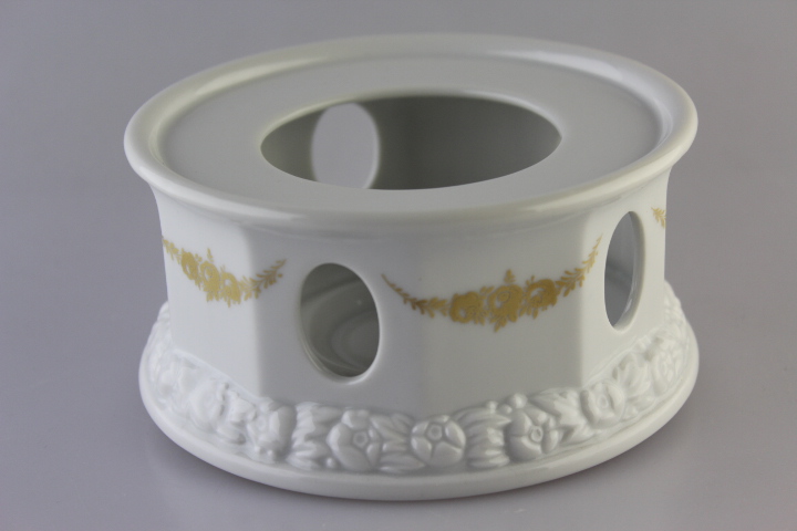 Stövchen - Rosenthal - Rosenkante gold