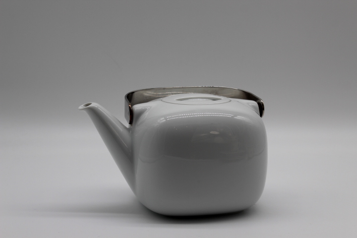 Teekanne mit Stövchen - Rosenthal - Suomi - Weiß
