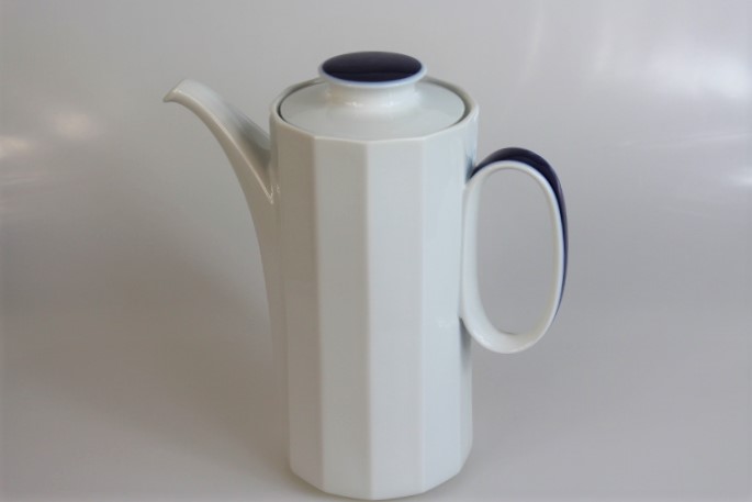 Kaffeekanne - Rosenthal - Polygon - Blau