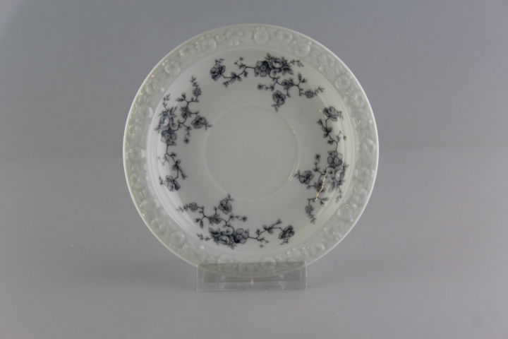 Untertasse für Kaffeetasse groß - Rosenthal - Blaue Blumenranke