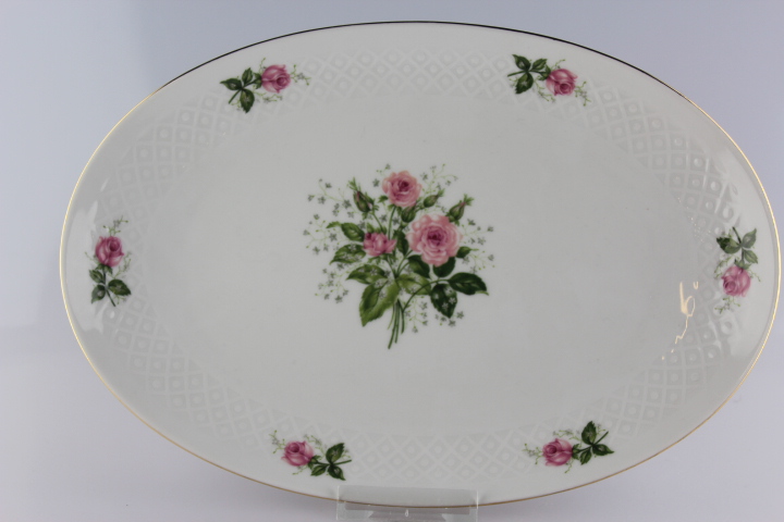 Fleischplatte 31,7 cm - Seltmann Weiden - Annabell - Rote Rosen