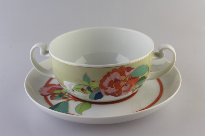 Suppentasse 2 tlg. - Rosenthal - Asimmetria - Florissima