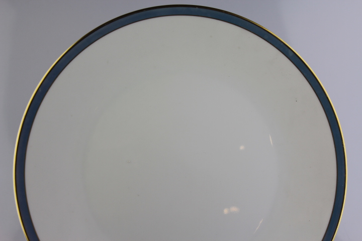 Kuchenteller Ø 29,5 cm - Rosenthal - Form 2000 - Gala blau