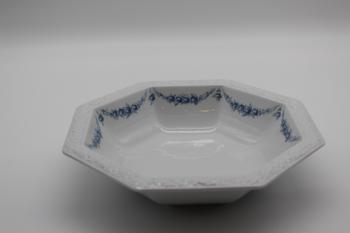 Schüssel Ø 24 cm - Rosenthal - Maria - Rosenkante blau