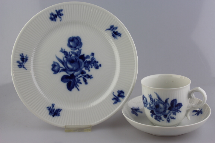 Kaffeegedeck 3 tlg. - Heinrich - Residenz - Blaue Rose