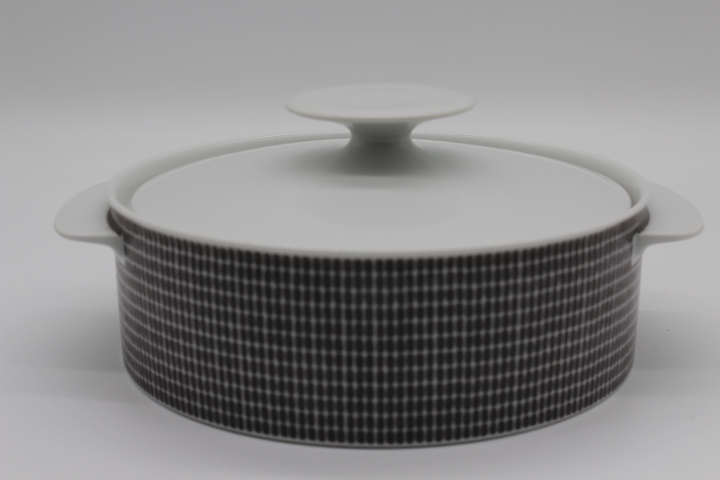 Deckelschüssel - Thomas - Medaillon - Onyx