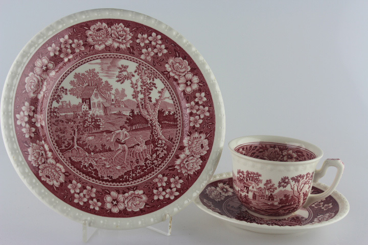 Kaffeegedeck 3 tlg. - Villeroy & Boch - Rusticana rot