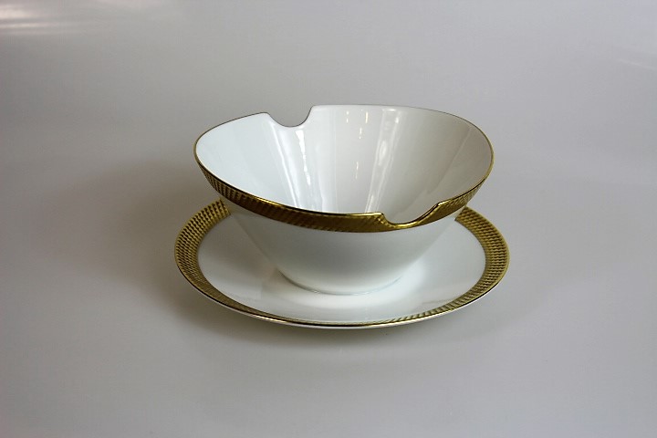 Sauciere - Rosenthal - Form 2000 - Goldgitter