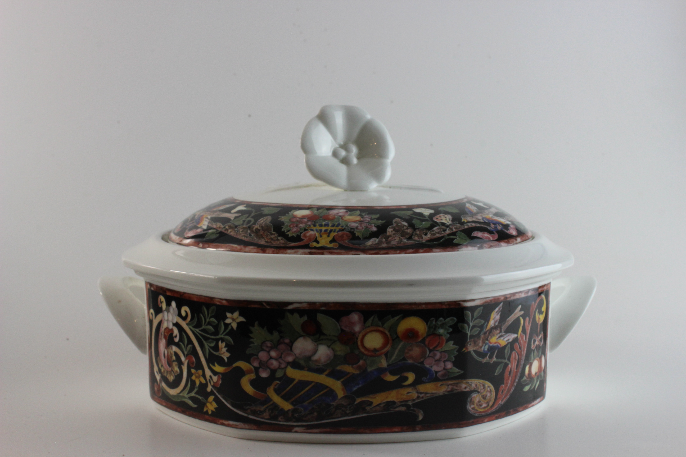 Deckelschüssel - Gallo - Intarsia