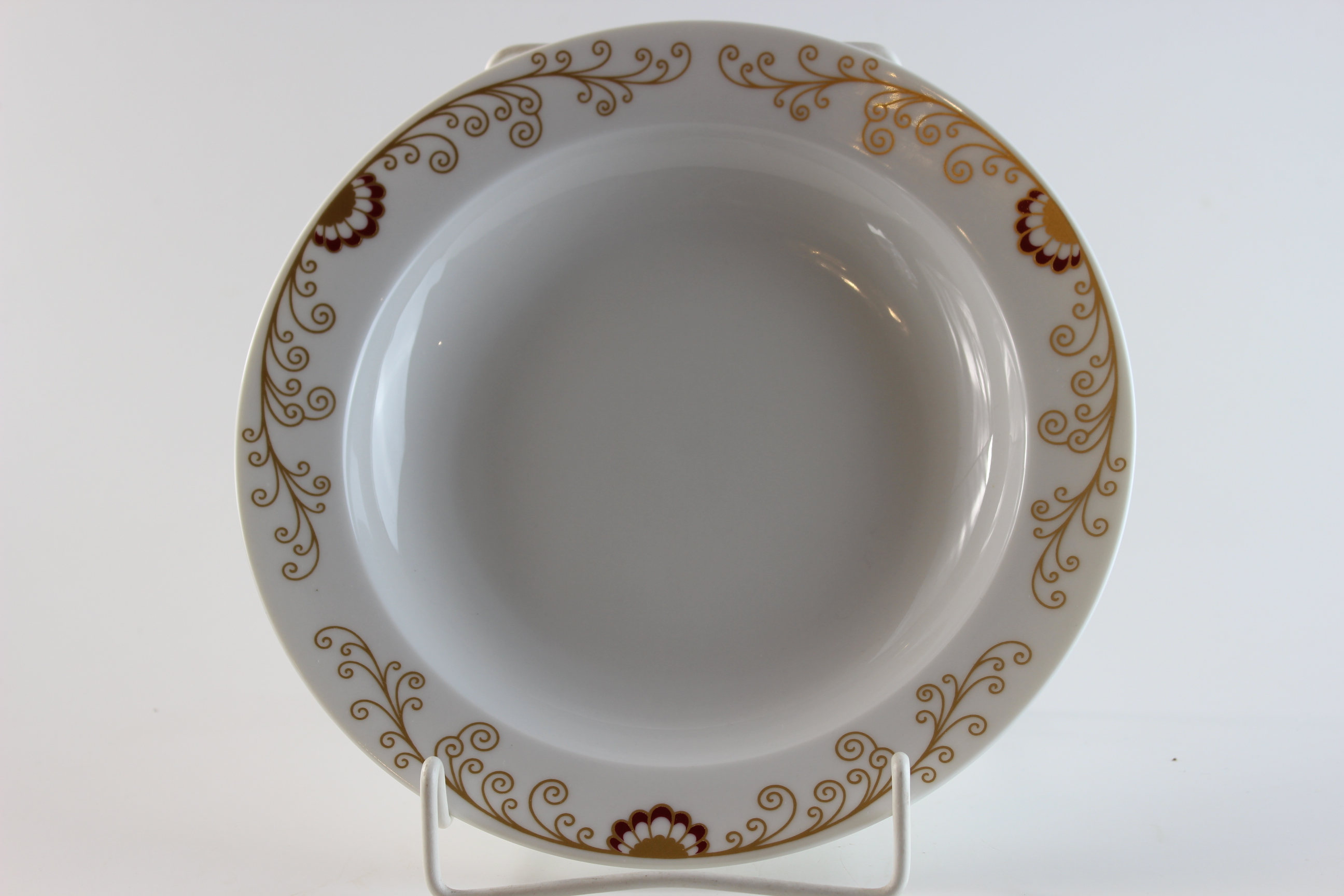 Suppenteller - Heinrich - Rot/Gold