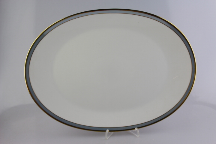 Fleischplatte - Rosenthal - Form 2000 - Gala blau