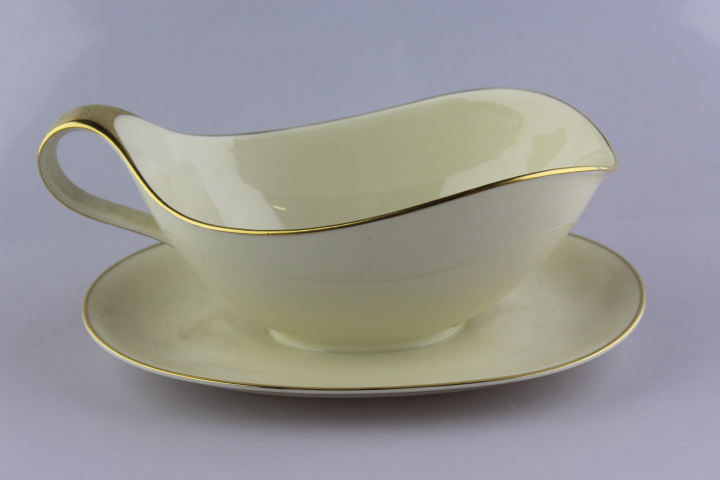 Sauciere - Heinrich - Anmut - Creme/Gold schmal