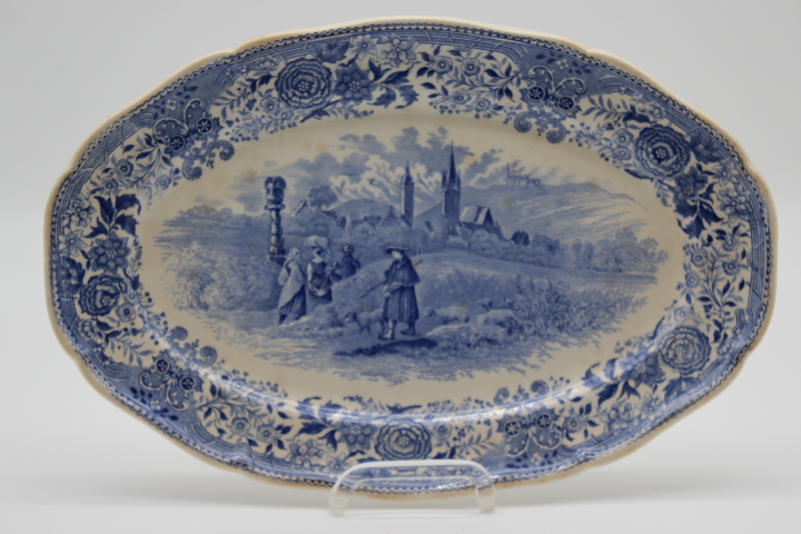 Aufschnittplatte 28 cm (2. Wahl) - Villeroy & Boch - Burgenland blau